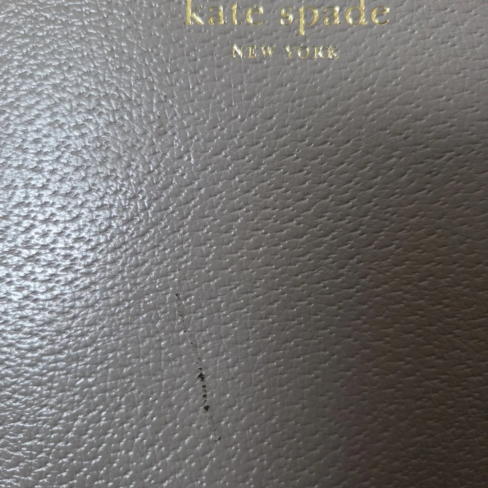 Kate Spade Taupe Leather Satchel